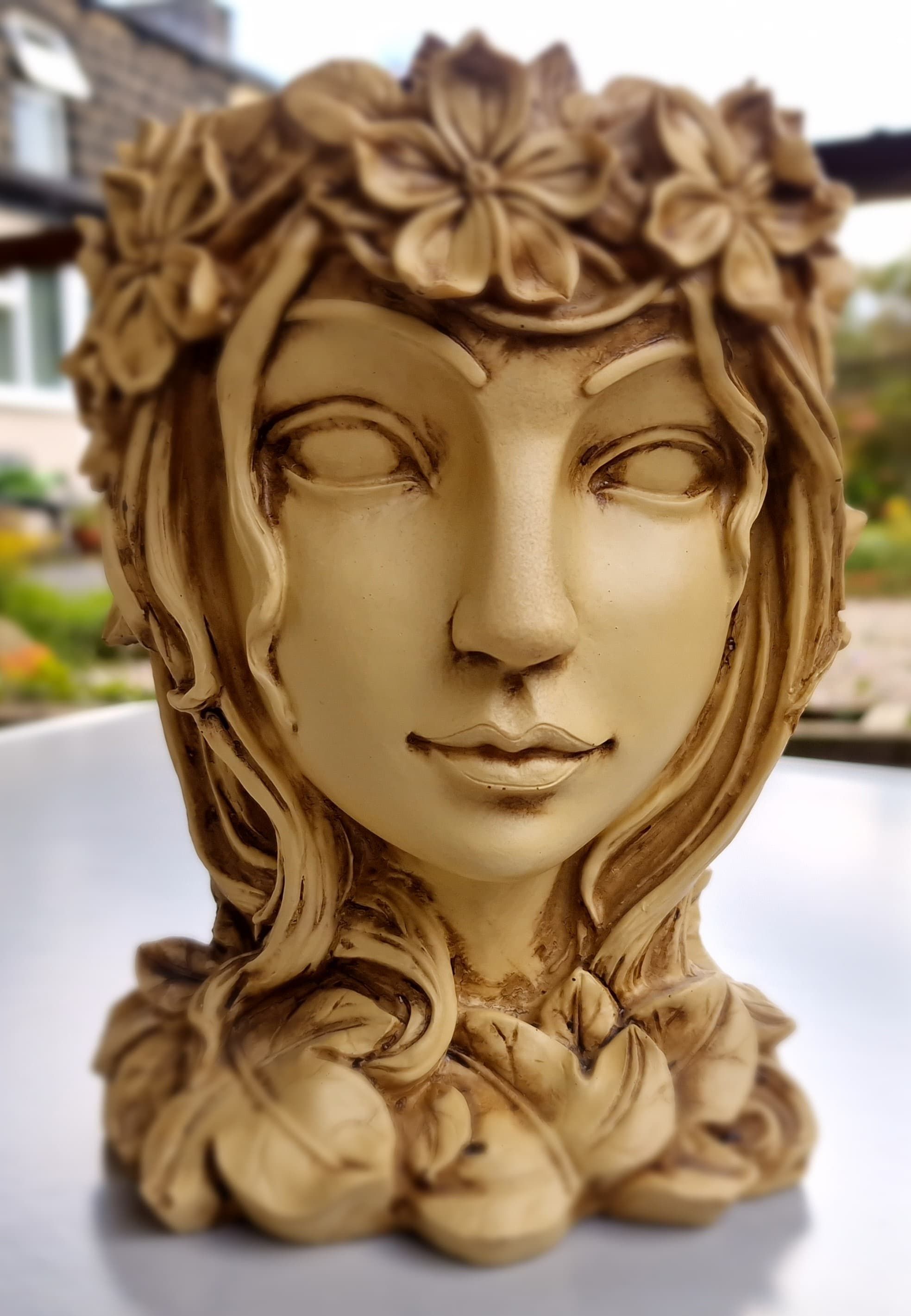 Archivo STL Jarrón / Macetero de la Diosa Griega・Modelo de impresora 3D