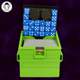 box_image3.png Dumpster Deckbox - MTG Commander Deckbox  - No Support Needed - Dice Storage included