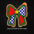 overlay-image-5.png 🎀Half Checkered Bow – Freshie, Resin & Candle Mold
