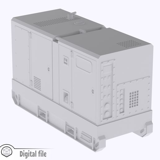 RW_street05_unghidreapta.jpg 1:87 HO Scale Large diesel generator Atlas Copco inspired model 3D stl file