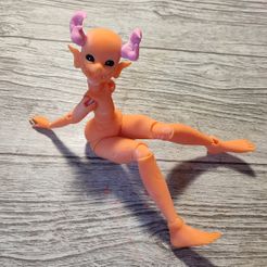 IMG_20211012_113137.jpg STL file BJD Doll elf demon cheshire・3D print design to download