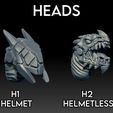 Heads.jpg Greater Good Space Lizard -- Blade Leader