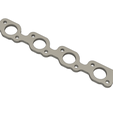 Snimok-ekrana-2025-06-10-v-08.52.03.png Toyota 1L 2L Diesel Exhaust Manifold Header Flange DXF – L-Series Engine CNC Cutting File