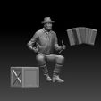 6546546.jpg street musician 3D print model