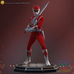 Red01.jpg Red Ranger - Mighty Morphin Power Rangers