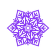 snowflake_set1_6.STL floco de neve