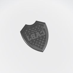 EscudoBocaCortante-Stamp.jpg STL file Boca Juniors - Shield Cookie Cutter・3D printing design to download