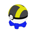 ub.png STL file Ultraball/Pokeball deck box・3D printer design to download