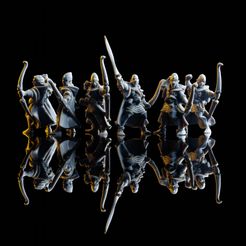 01.jpg Fichier 3D Hauts Elfes Archers de l'ombre・Modèle imprimable en 3D à télécharger, Ultimatewarprinting