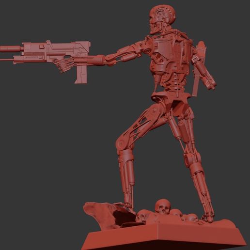 🦸 Terminator T-800 Judgment Day・ 3D File for 3D printing・Cults