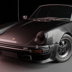 Porsche-911.png Archivo OBJ Porsche 911 Turbo Car・Diseño imprimible en 3D para descargar
