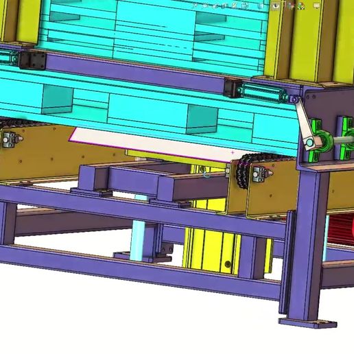 🛠️ 3D CAD Model Horizontal Pallet Stacking Machine・ 3D File for 3D ...