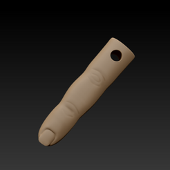 fingers-2.png STL file Finger Pendant. Halloween・3D printable model to download