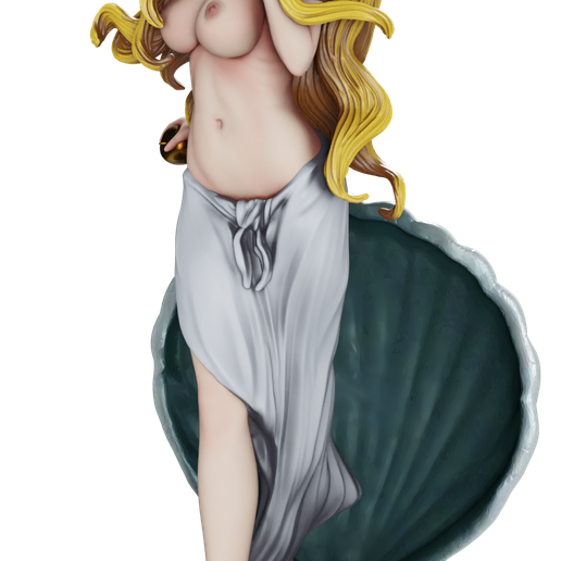 RENDER-AFRODITE-1.png Greek Goddes Aphrodite  - 1to10 scale stl file 3D print model 3D print model