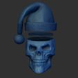 Shop1A.jpg Skull with Christmas hat