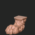 Znimok-iekrana-2025-03-24-143429.png Animal lion Paw Stool – 3D Printable STL Model