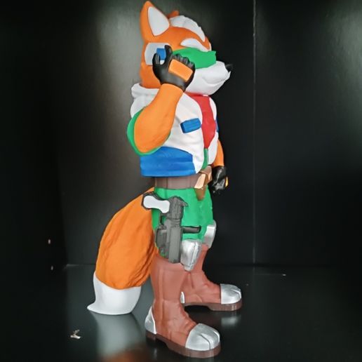 Фигурка Fox McCloud Fan Art - Миниатюры - PLA - изделие 3D-печати - фото 8