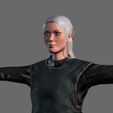 7.jpg Animated Elf woman-Rigged 3d game character Low-poly 3D model