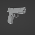 Springfield-Armory-XD-3D-MODEL-3.png Pistol Springfield Armory XD Prop practice fake training gun