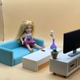 IMG_3617.jpg 📺 TV Furniture Set for 15cm Barbies