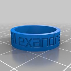 message_ring_customizer_20140216-13138-1i5pgfn-0.jpg Бесплатный 3D файл Кольцо Александры・План 3D-печати для скачивания