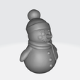 1.png bonhomme de neige - modèle 3d