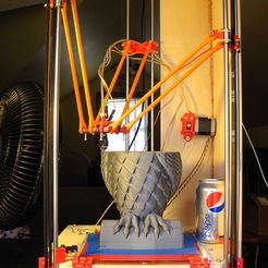 IMG_7593.jpg Бесплатный 3D файл Rostock (delta robot 3D printer)・3D-печатная модель для скачивания