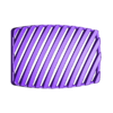 Ribs-Style-Inset.stl Free STL file Elegant Soap Dish for your Shower, modular and customizable・3D print design to download