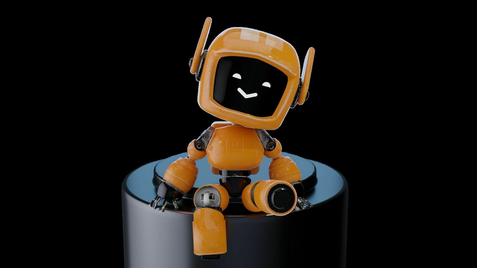 Робот колобок. Оранжевый робот. Робот 3д. Маленький оранжевый робот. Оранжевый робот арт.