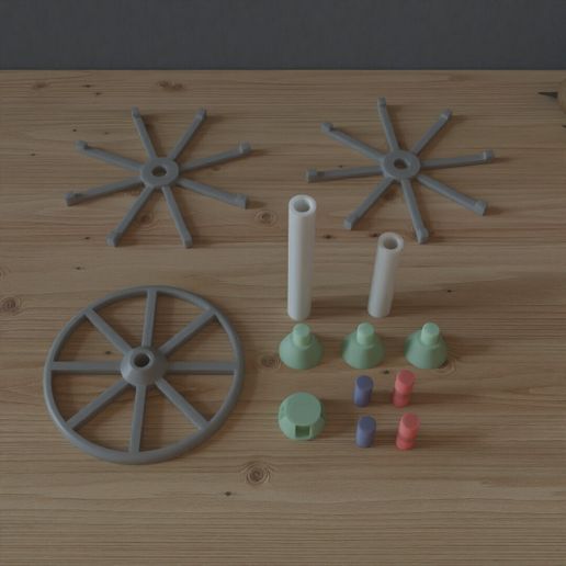🔑 Mountable swivel key ring display stand・Free 3D File for 3D printing ...