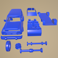 a009.png Archivo STL Nissan Patrol Y60 1987 Coche imprimible con partes separadas・Plan de impresora 3D para descargar