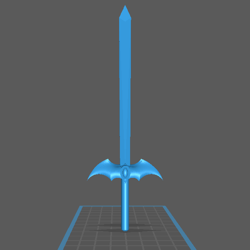 sword.png Digimon Gallantmon Crimson Mode Weapon Lance Sword 3D Print