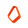 zroundedkite2.png Rounded Kite 1 Clay Cutter - Diamond Basic Shape Geometric STL Digital File Download- 17 sizes and 2 Cutter Versions, cookie cutter