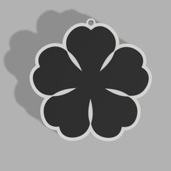 148b1a90-5784-4ba1-bb9f-b21972c43e00.png Black Clover five-leaf clover keychain v1