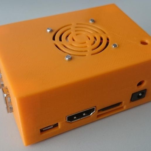 Download free STL file Case for Orange Pi Lite with 30mm Fan • 3D print