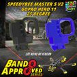 speedybee-master-5-v2-gopro-mount-3.jpg [BANDO APPROVED SERIES] SpeedyBee Master 5 V2 GOPRO HERO 9/10/11 MOUNT 25 DEGREE