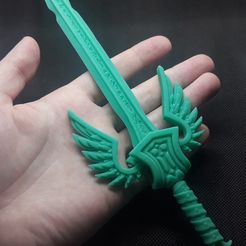 1.jpg STL file Rune sword・Design to download and 3D print