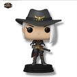 3.jpg Ashe Chibi Figure Overwatch 3D Model