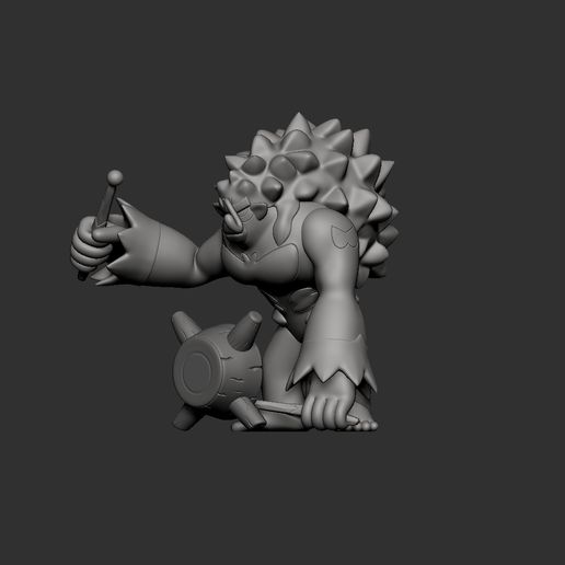 STL file pokemon grookey evolution pack 🐉 ・3D printer design to ...