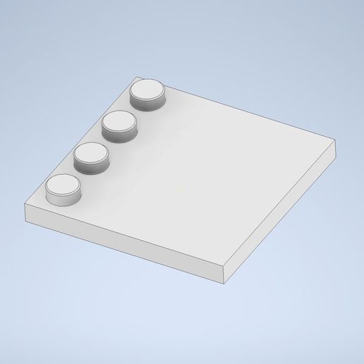 Lego Fliese 4x4 3D model
