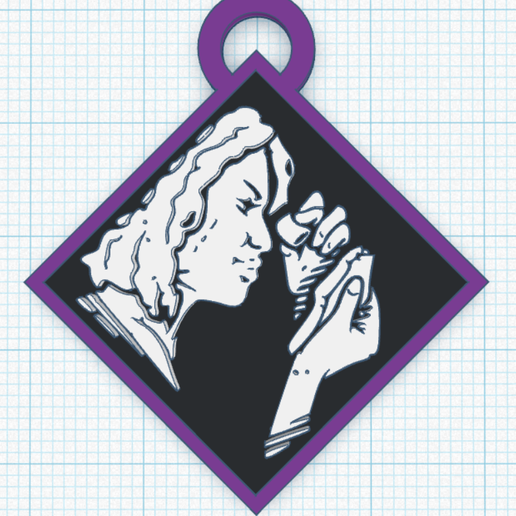 🔑 Key ring/Keychain Dead By Daylight - Appraisal・ STL File for 3D ...