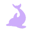 STL.stl Dolphin Fish  3D Printable Marine Animal Model