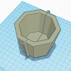 Captura.png STL file octagon planter mold・3D printer design to download