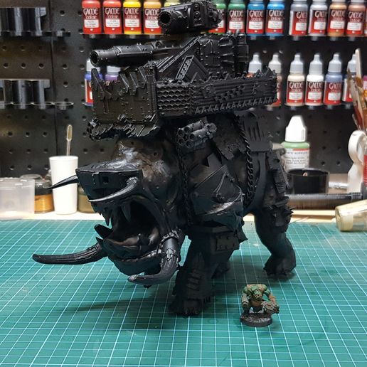 1st GARGANTUAN BIG MOUTHED BEAST WITH TUSKS!