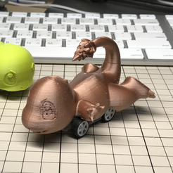 Capture d’écran 2018-01-17 à 14.23.40.png Free STL file Pokémon - Charmander pull-back car toy・3D printable design to download