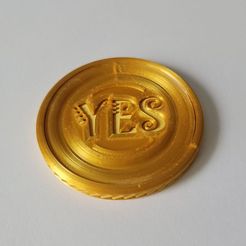 Yes_side_coin.jpg Yes/No Coin