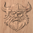 Rendered-Preview-on-Wood-.png.png Viking Warrior – Nordic Style – 3D STL Model