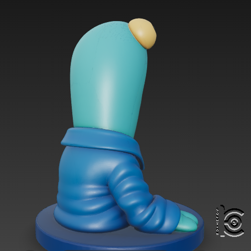 SNAG-1272.png Screaming Office Monster - 3D Model for Printing