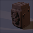 Image0027.png STL file Twin- lens Camera Charm・3D printing idea to download