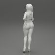 Girl-0023.jpg Pretty girl wearing a mini skirt bikini 3D Print Model